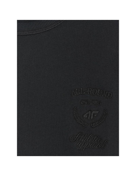 T-shirt oversize z nadrukiem damski 4f 4frss25ttshf2979-20s