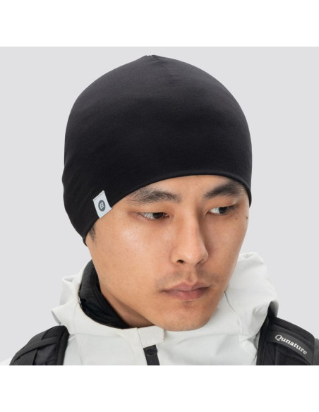 Czapka rockbros ydm002 tencel + wełna rozmiar uniwersalny - czarna