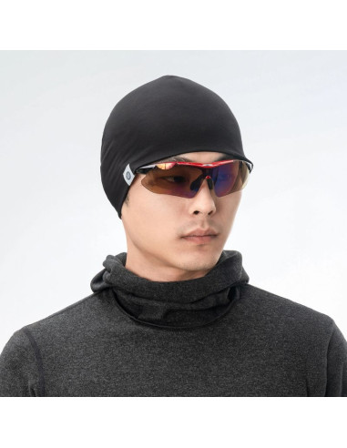 Czapka rockbros ydm002 tencel + wełna rozmiar uniwersalny - czarna