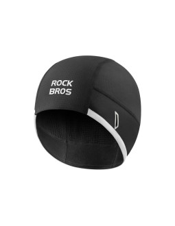Czapka rowerowa rockbros m016 zimowa wiatroodporna rozmiar 54-61 cm - czarna