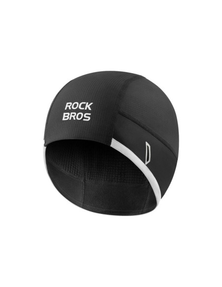 Czapka rowerowa rockbros m016 zimowa wiatroodporna rozmiar 54-61 cm - czarna