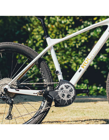 Osłona transportowa na mechanizm korbowy rockbros d76 - czarno-szara