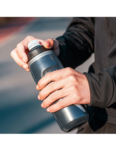 Bidon termiczny rockbros rowerowy 620 ml bez bpa - gradient czarny