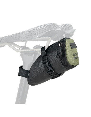 Torba rowerowa rockbros db006 podsiodłowa 0,2l - czarno-zielona