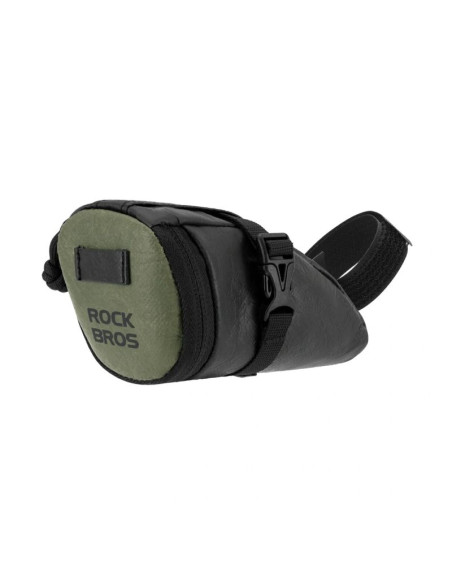 Torba rowerowa rockbros db006 podsiodłowa 0,2l - czarno-zielona