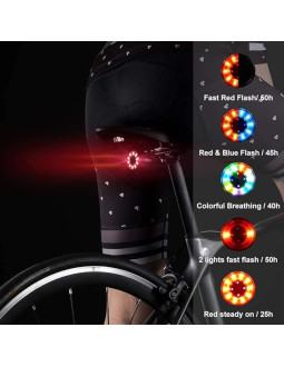 Rockbros lampka rowerowa tylna q1 2