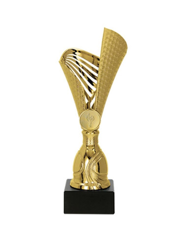 Puchar plastikowy złoty