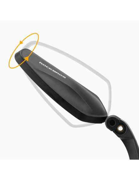 Lusterko rowerowe rockbros 26210001003 wsteczne lewe - czarne