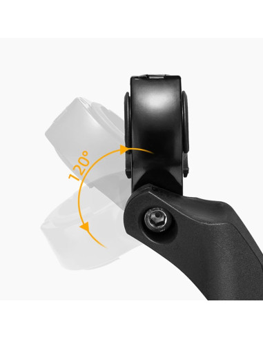 Lusterko rowerowe rockbros 26210001003 wsteczne lewe - czarne