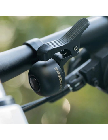 Dzwonek rowerowy rockbros 34210007002 na prawą stronę kierownicy - czarny