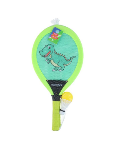 Zestaw do badmintona tenisa jumbo kid eddy toys - dino