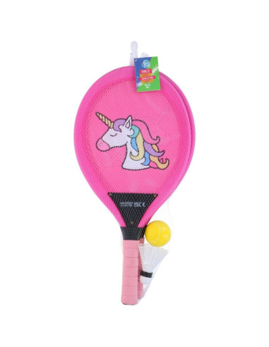 Zestaw do badmintona tenisa jumbo kid eddy toys - unicorn