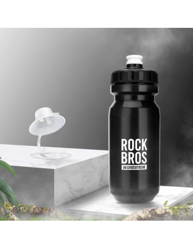 Bidon rowerowy rockbros 600 ml - czarny