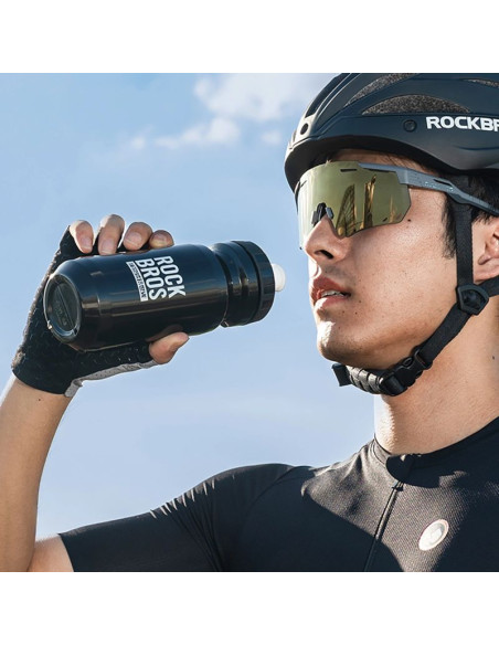 Bidon rowerowy rockbros 600 ml - czarny
