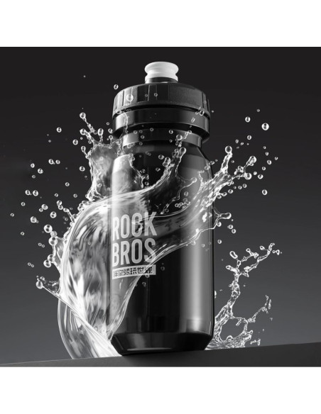 Bidon rowerowy rockbros 600 ml - czarny