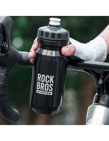 Bidon rowerowy rockbros 600 ml - czarny