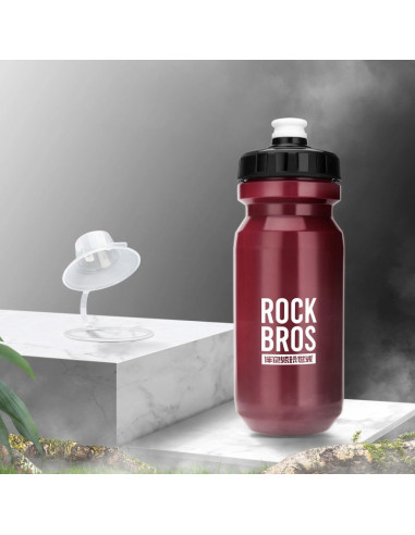 Bidon rowerowy rockbros 600 ml - czerwony