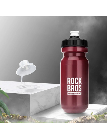 Bidon rowerowy rockbros 600 ml - czerwony