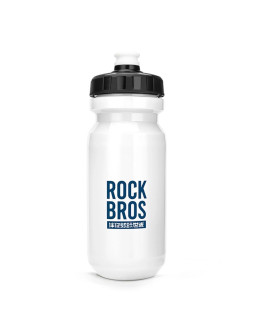 Bidon rowerowy rockbros 600 ml - biały