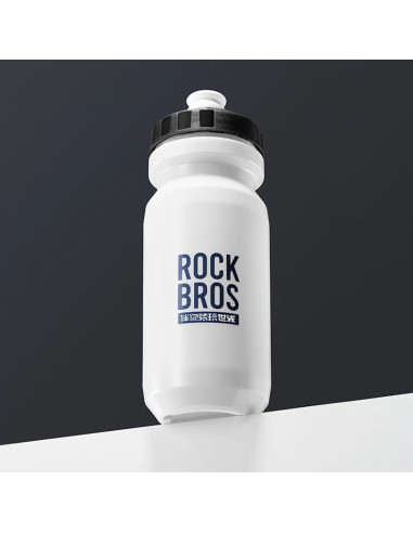 Bidon rowerowy rockbros 600 ml - biały