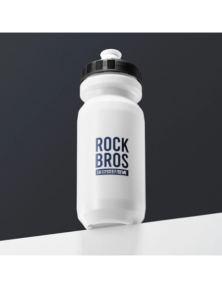 Bidon rowerowy rockbros 600 ml - biały