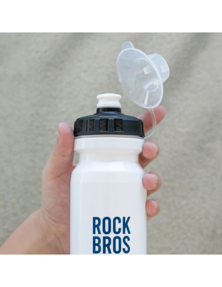 Bidon rowerowy rockbros 600 ml - biały