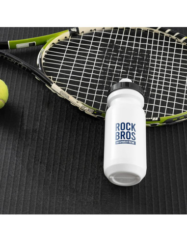 Bidon rowerowy rockbros 600 ml - biały