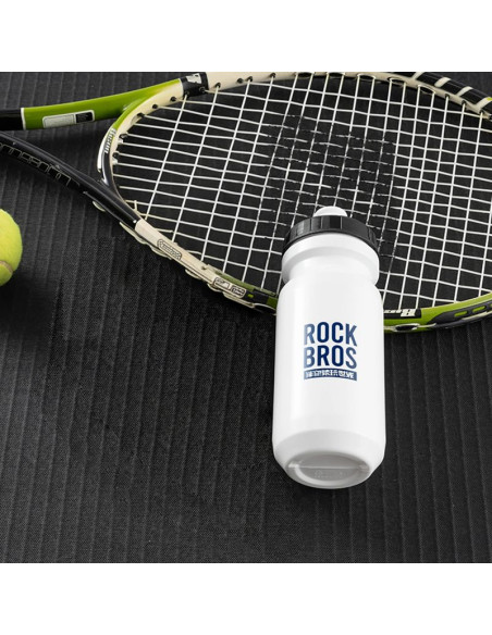 Bidon rowerowy rockbros 600 ml - biały