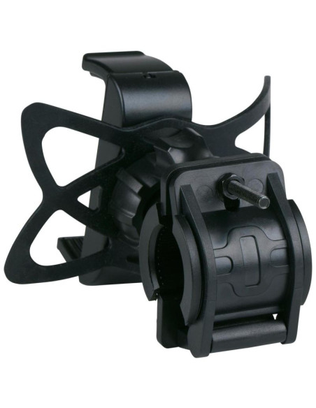 Uchwyt rowerowy na telefon dunlop obracany czarny