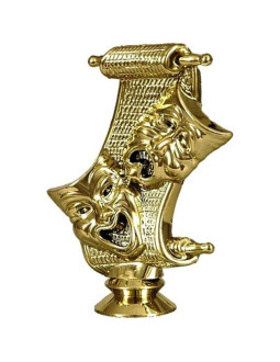 Figurka plastikowa teatr - maska dramatyczna - f1050/g  f145/g 2