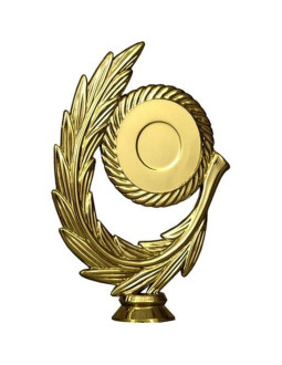 Figurka plastikowa ogólnie - 50mm złoty , plastik z wieńcem  f78/g 2