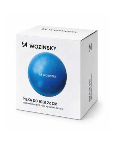 Piłka do ćwiczeń wozinsky wpdp-n22 rehabilitacyjna 25cm - niebieska