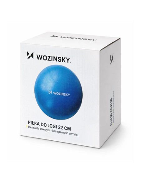 Piłka do ćwiczeń wozinsky wpdp-n22 rehabilitacyjna 25cm - niebieska