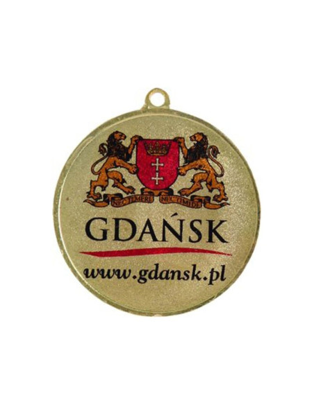 Medal metalowy z nadrukiem kolorowym luxorjet