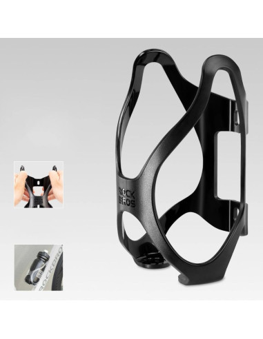 Uchwyt na bidon rockbros lk24-h018 koszyk plastikowy - czarny