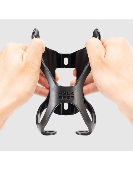 Uchwyt na bidon rockbros lk24-h018 koszyk plastikowy - czarny