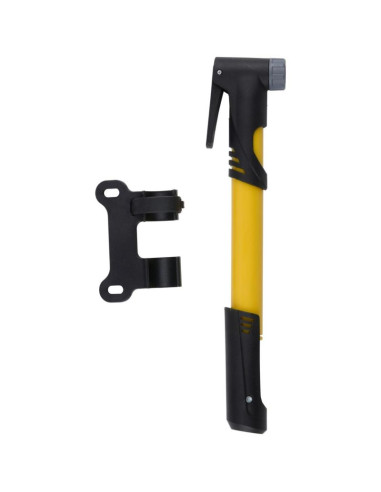 Pompka rowerowa mini 120psi (8bar) dunlop żółta