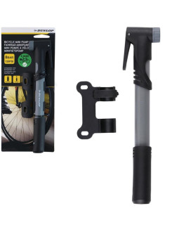 Pompka rowerowa mini 120psi (8bar) dunlop szara