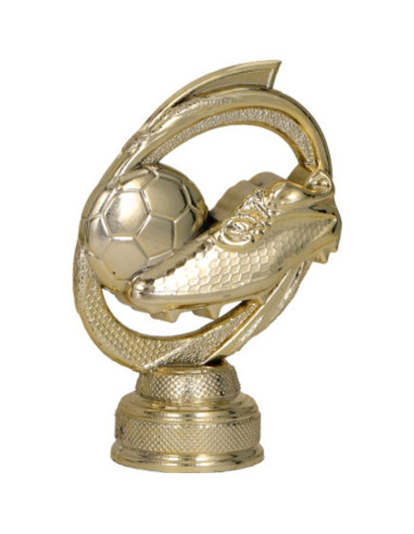 Figurka plastikowa złota -piłka nożna