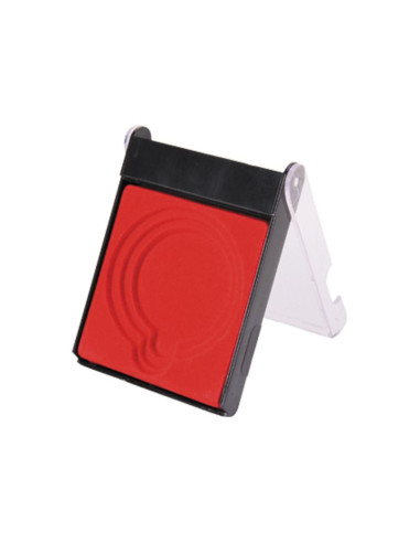 Etui  plastikowe na medal 70mm 116x84x18mm  czerwone a005b bk/r