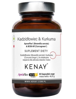 Kadzidłowiec & Kurkuma Apresflex® (Boswellia Serrata) & Bcm 95® (Curcugreen®) (60 Kaps.)
