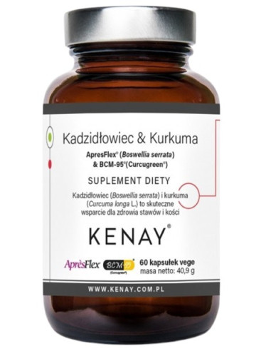 Kadzidłowiec & Kurkuma Apresflex® (Boswellia Serrata) & Bcm 95® (Curcugreen®) (60 Kaps.)