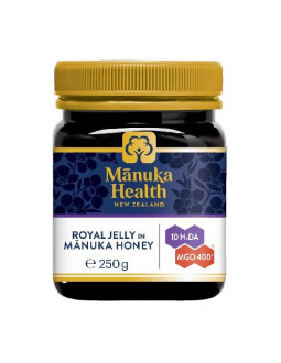 Miód Nektarowy Manuka Mgo™ 400+ Z Mleczkiem Pszczelim (250 G)