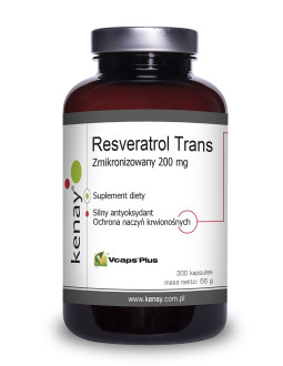 Zmikronizowany Resveratrol 200 Mg (300 Kaps.)