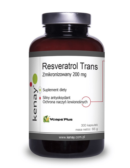 Zmikronizowany Resveratrol 200 Mg (300 Kaps.)
