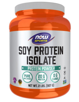 Soy Protein Unflavored - Izolat Białka Sojowego (Smak Naturalny) (907 G)
