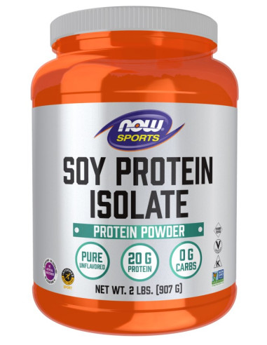 Soy Protein Unflavored - Izolat Białka Sojowego (Smak Naturalny) (907 G)