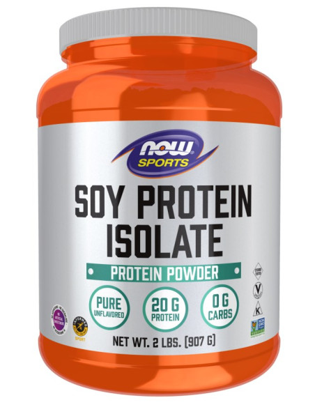 Soy Protein Unflavored - Izolat Białka Sojowego (Smak Naturalny) (907 G)