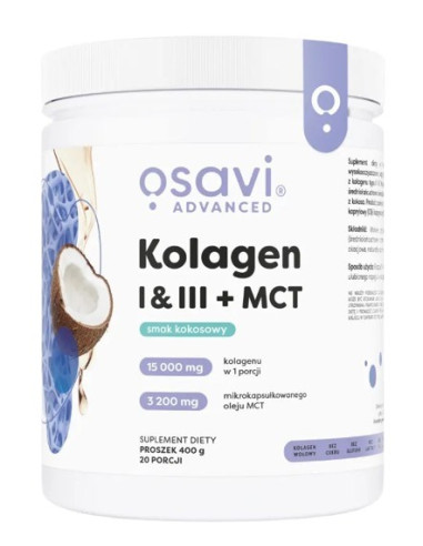 Kolagen I & Iii + Mct, Smak Kokosowy (400 G)