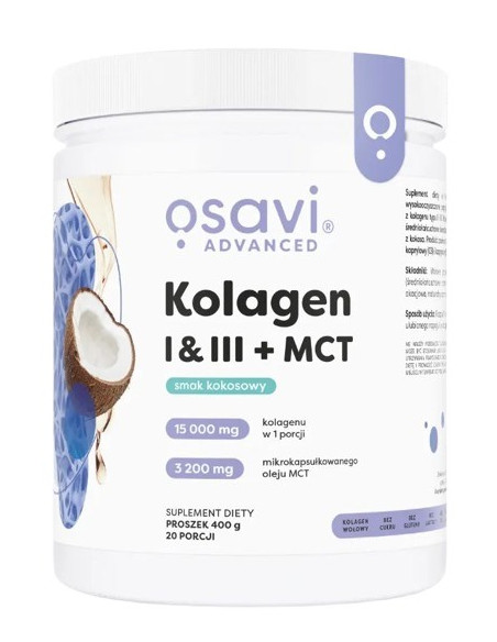 Kolagen I & Iii + Mct, Smak Kokosowy (400 G)
